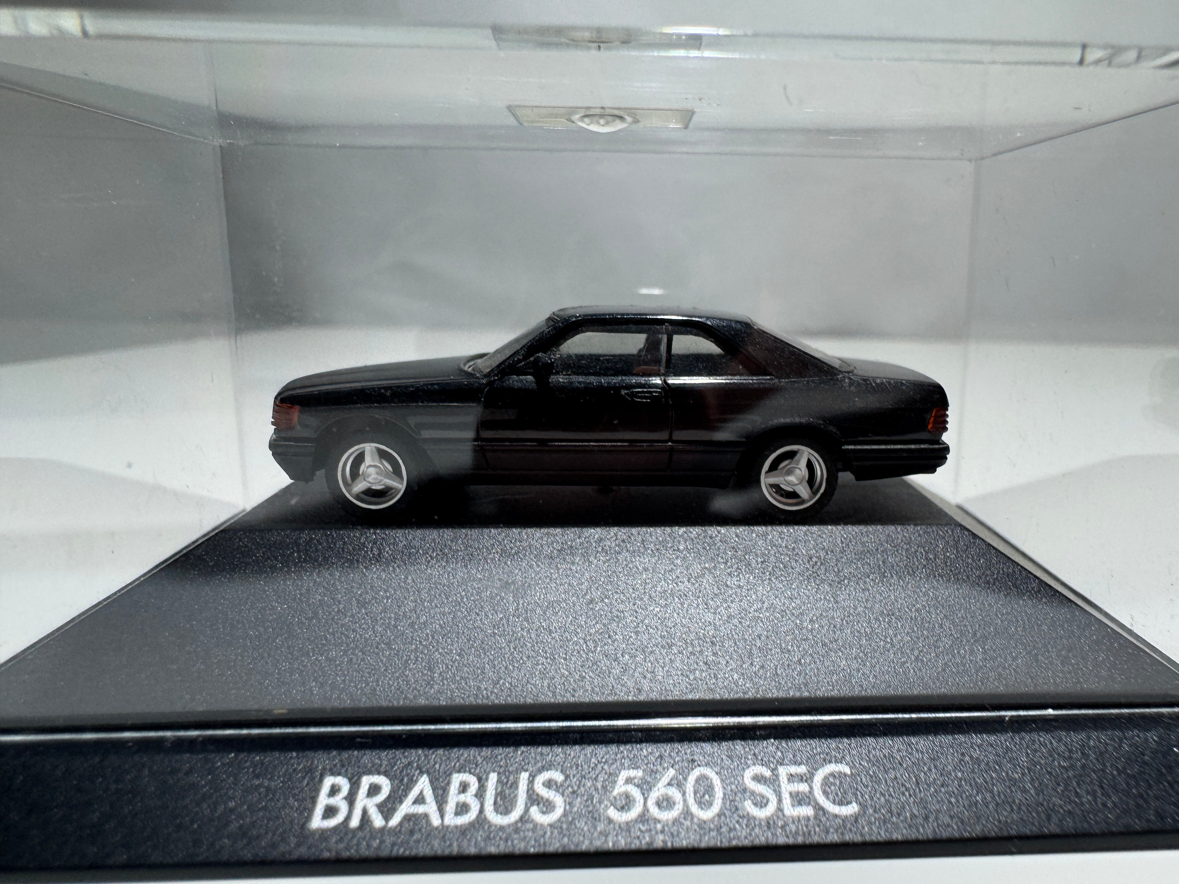 1:87 Herpa Private Collection Mercedes-Benz Brabus 560 SEC Schwarz OVP #421