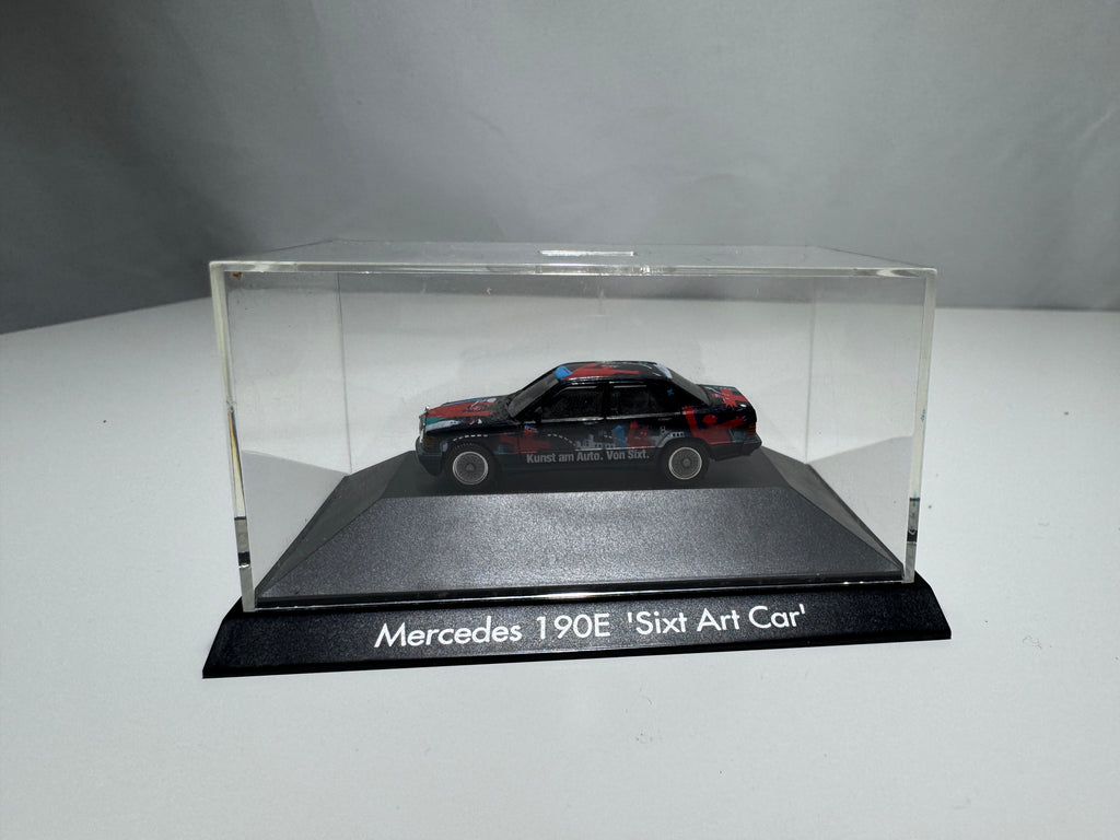 1:87 Herpa Mercedes 190E Sixt Art Car Schwarz OVP #428
