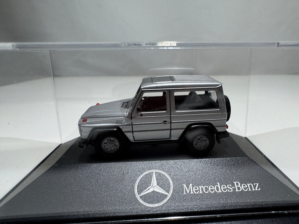 1:87 Herpa Händlermodelle Mercedes-Benz G-Klasse 350 GD Turbo Silber OVP #430