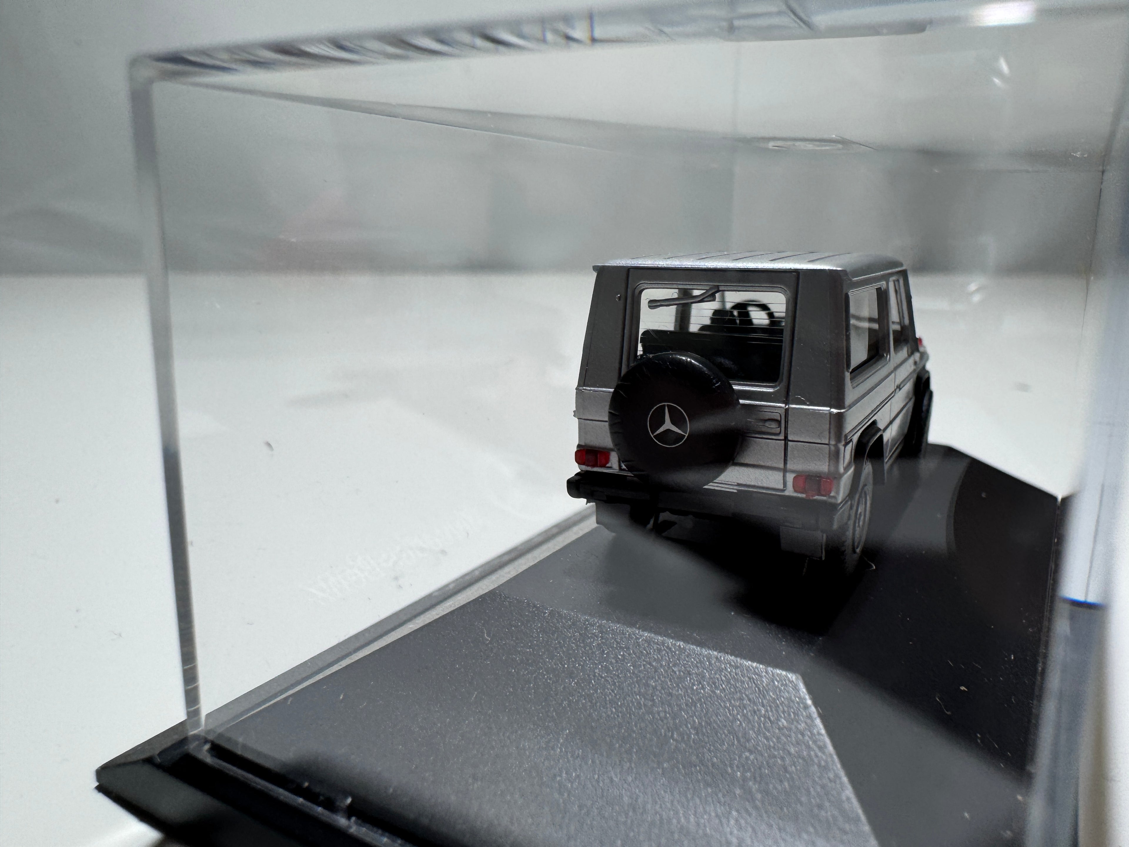 1:87 Herpa Händlermodelle Mercedes-Benz G-Klasse 350 GD Turbo Silber OVP #430