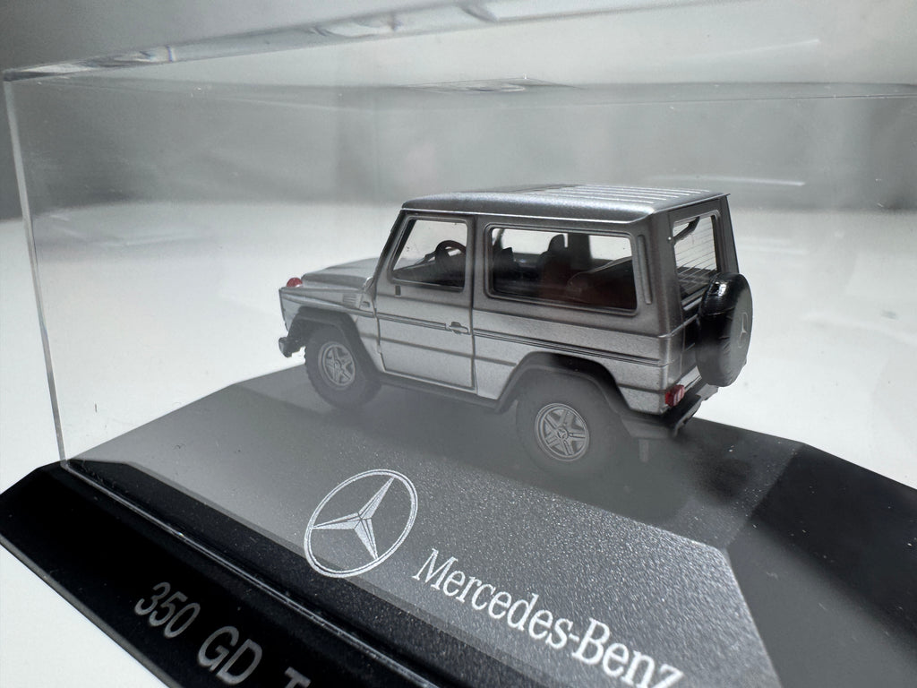 1:87 Herpa Händlermodelle Mercedes-Benz G-Klasse 350 GD Turbo Silber OVP #430