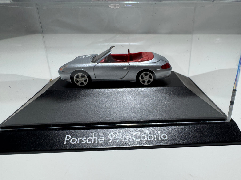 1:87 Herpa Porsche 996 Cabrio Silber OVP #434