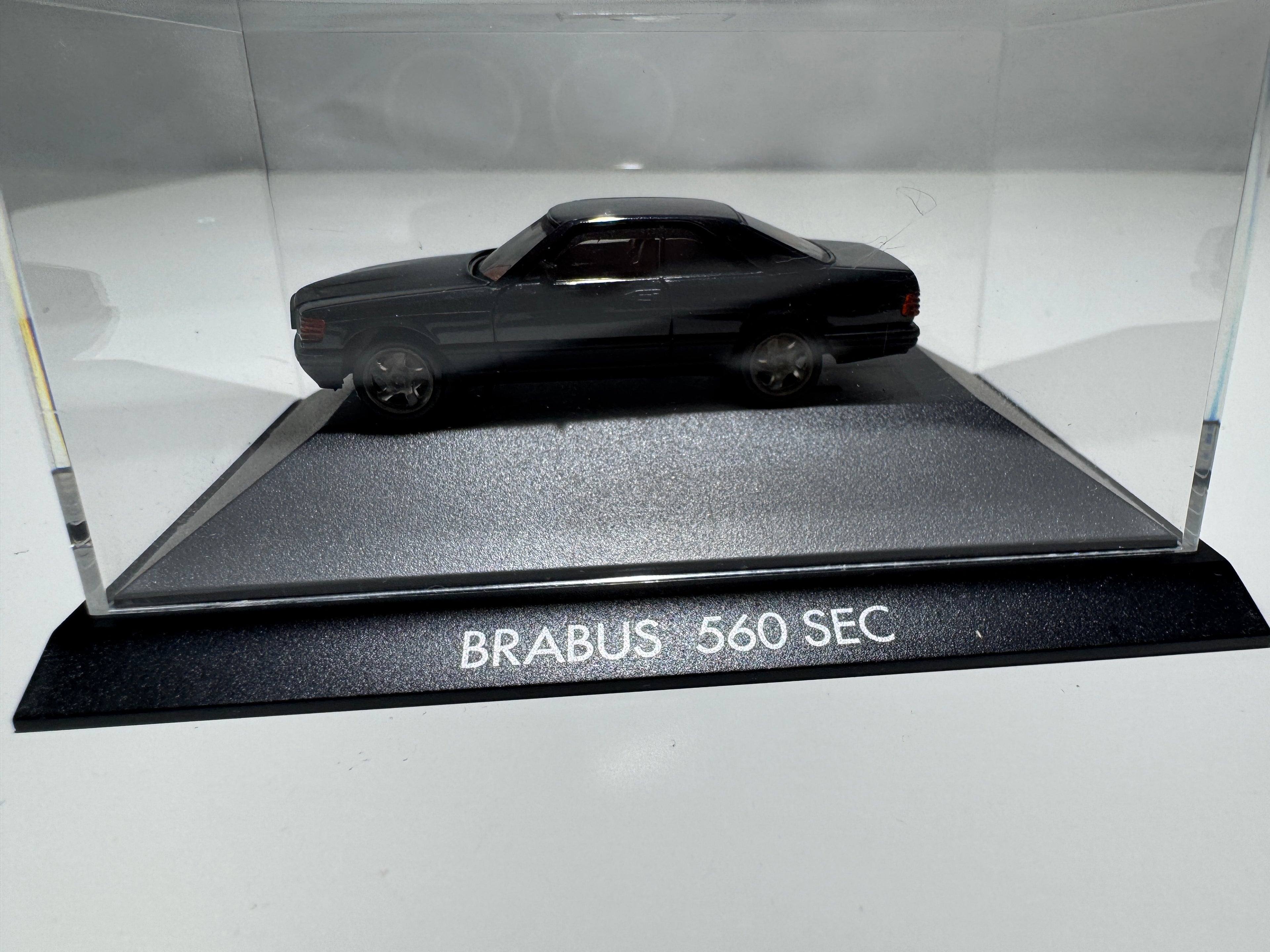 1:87 Herpa Exclusiv Mercedes-Benz C140 BRABUS 560 SEC Schwarz OVP #450