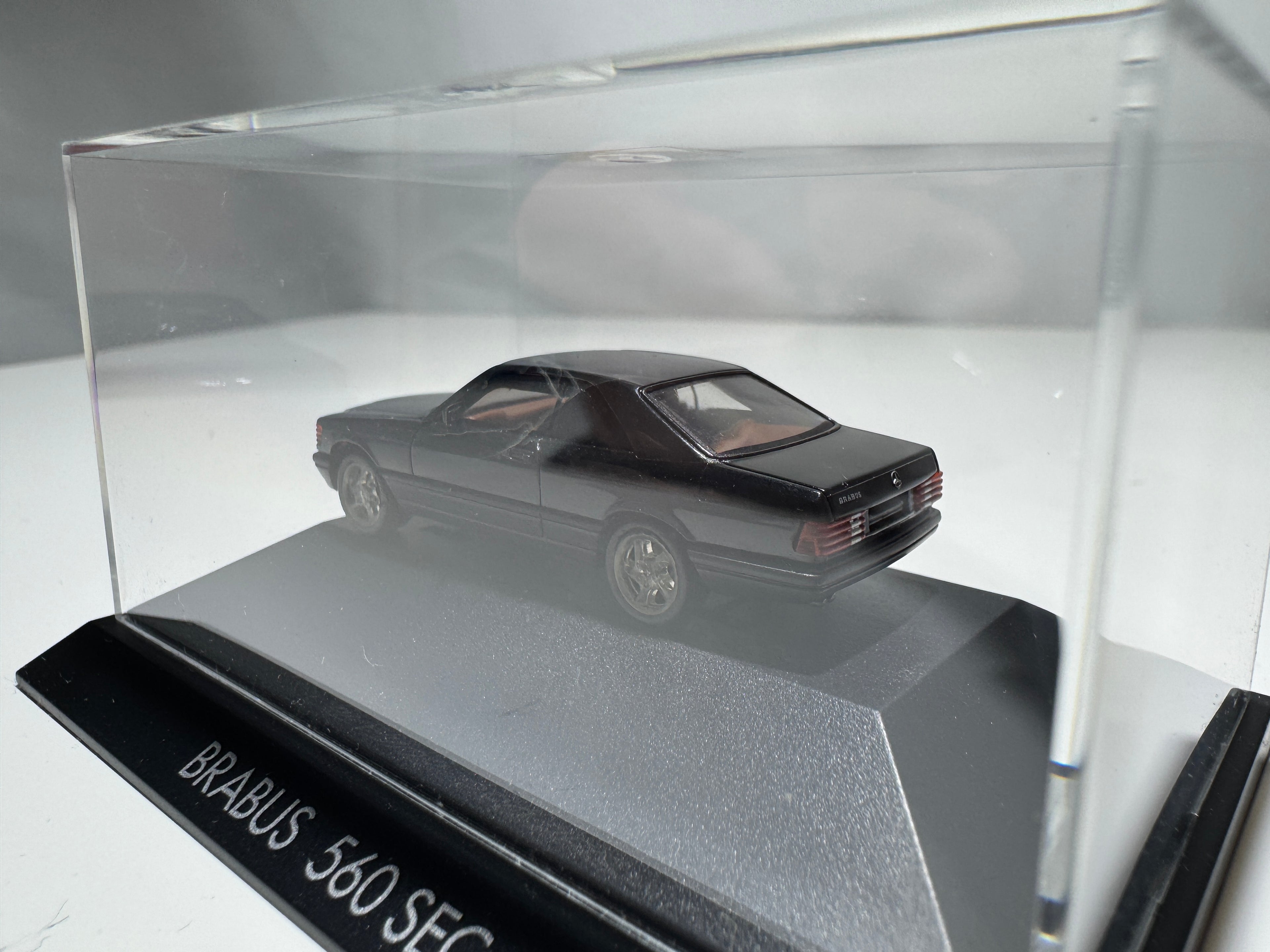 1:87 Herpa Exclusiv Mercedes-Benz C140 BRABUS 560 SEC Schwarz OVP #450