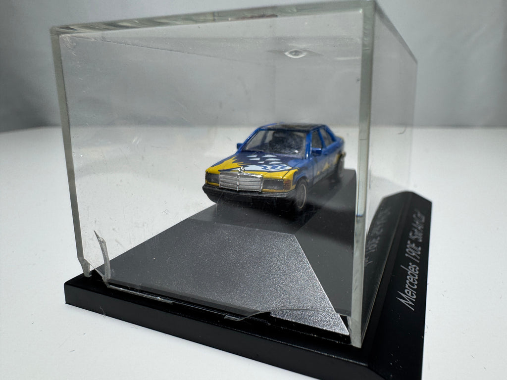 1:87 Herpa Mercedes-Benz E-Klasse 190E Sixt Art Car Blau OVP #451