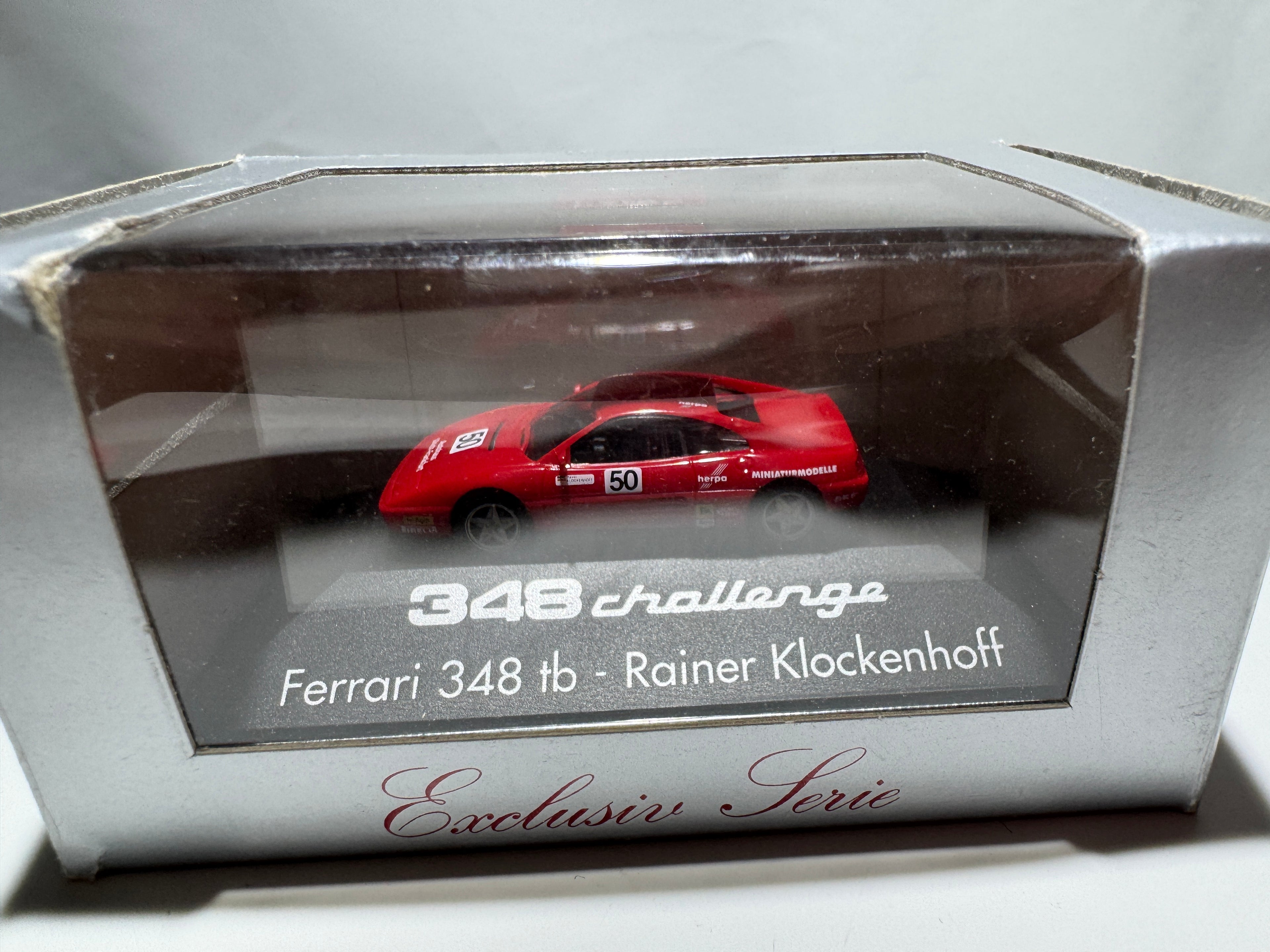 1:87 Herpa Ferrari 348 Challenge TB -R. Klockenhoff OVP #452