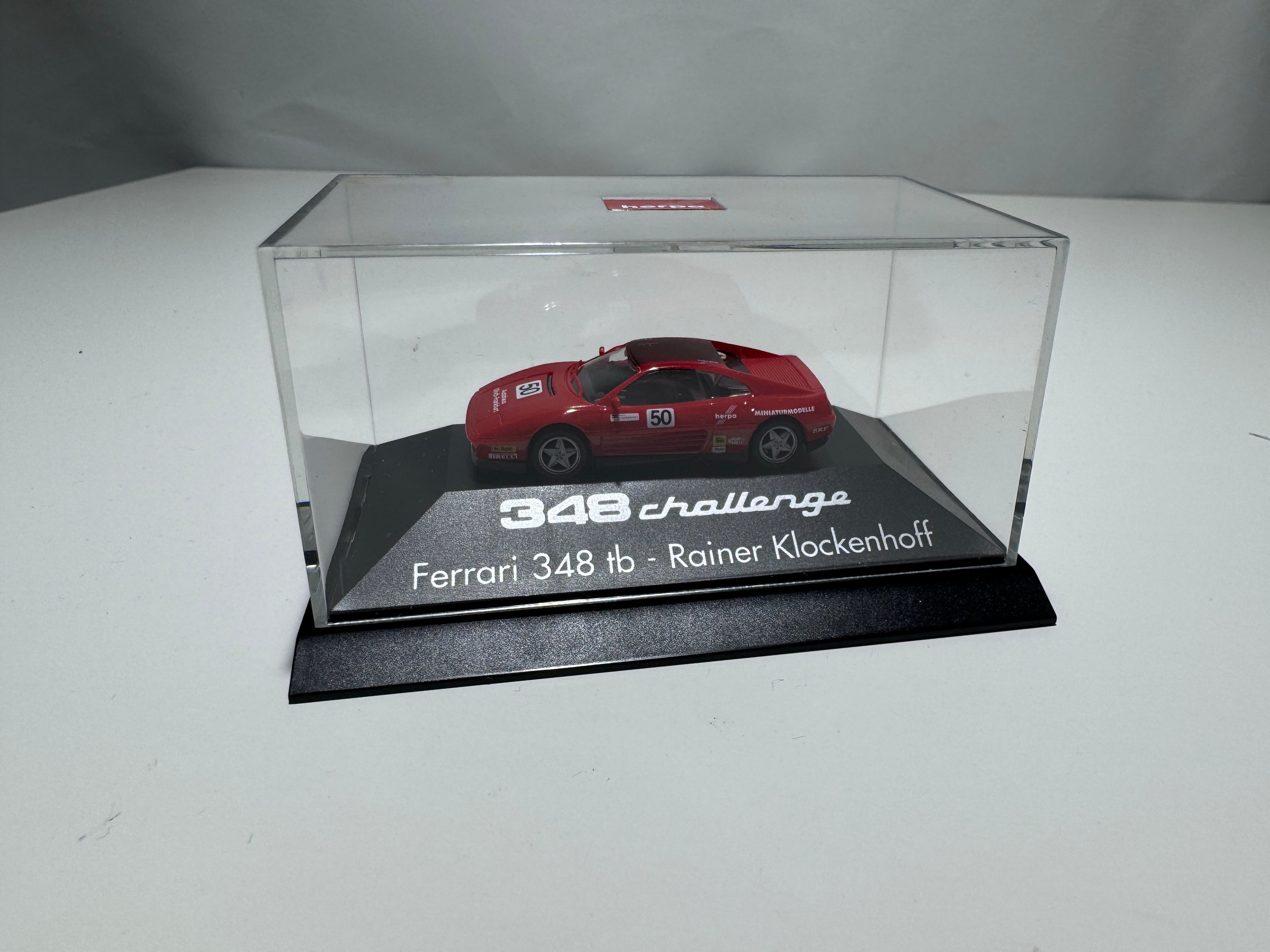1:87 Herpa Ferrari 348 Challenge TB -R. Klockenhoff OVP #452