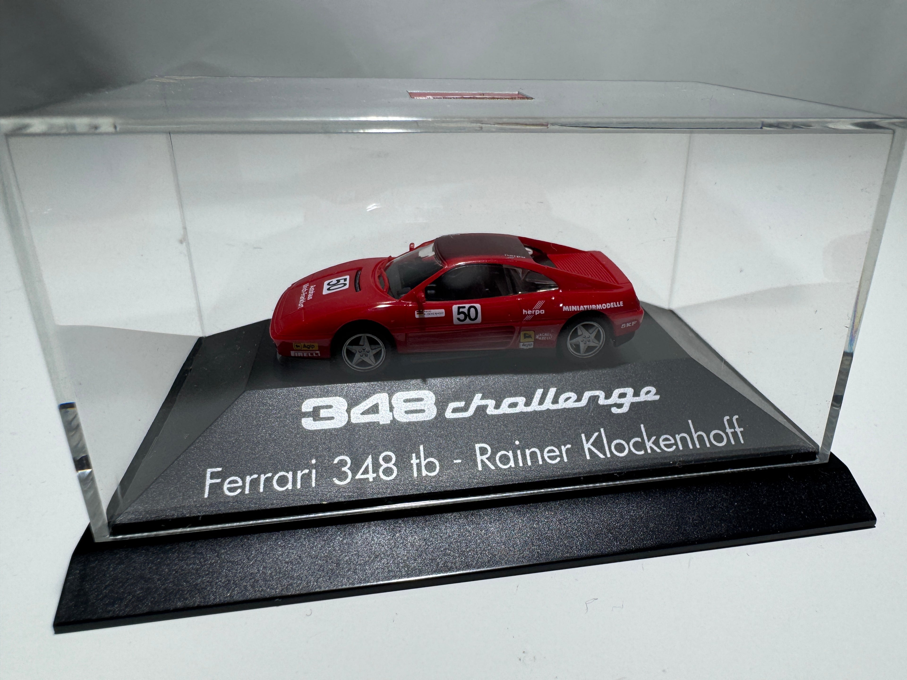 1:87 Herpa Ferrari 348 Challenge TB -R. Klockenhoff OVP #452
