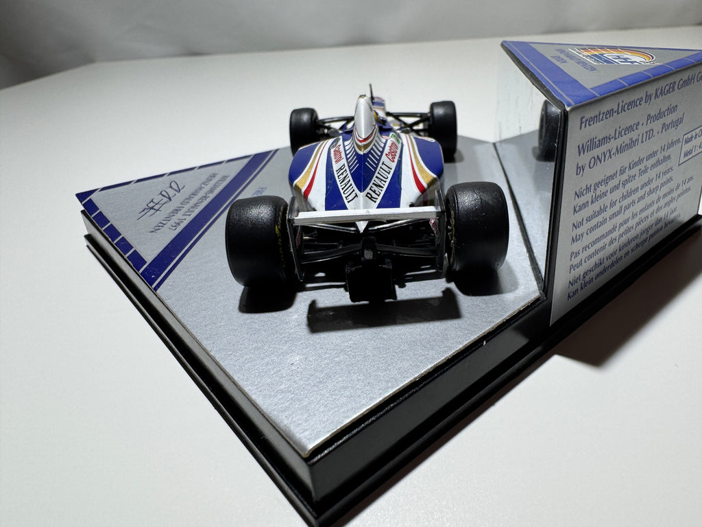 1:43 Heinz-Harald Frentzen Edition Williams-Renault 1997 French GP Blau-Weiß Formel 1 OVP #462