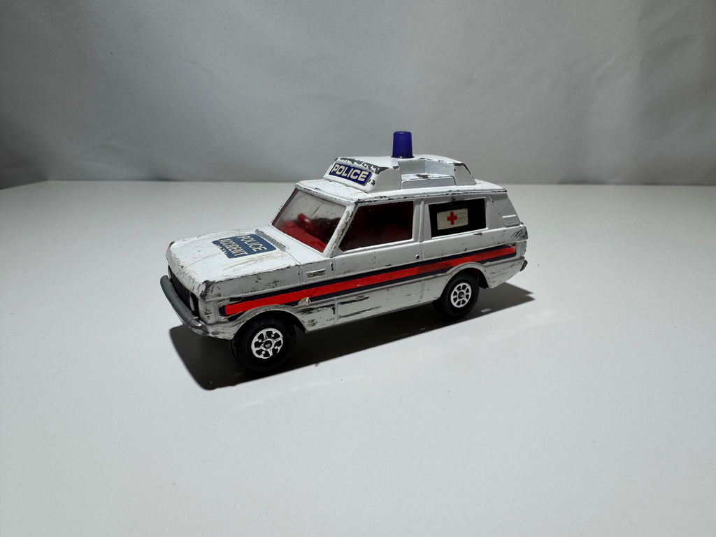 1:43-50 Corgi Toys Range Rover Vigilante Polizei Whizzwheels #468