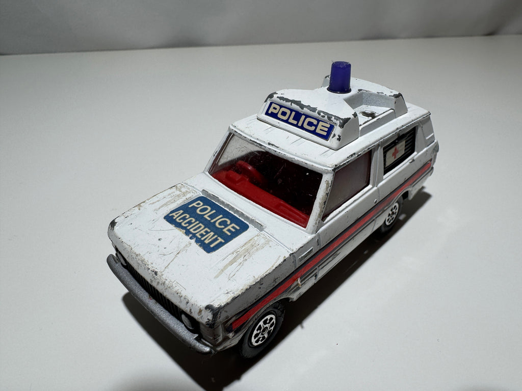 1:43-50 Corgi Toys Range Rover Vigilante Polizei Whizzwheels #468
