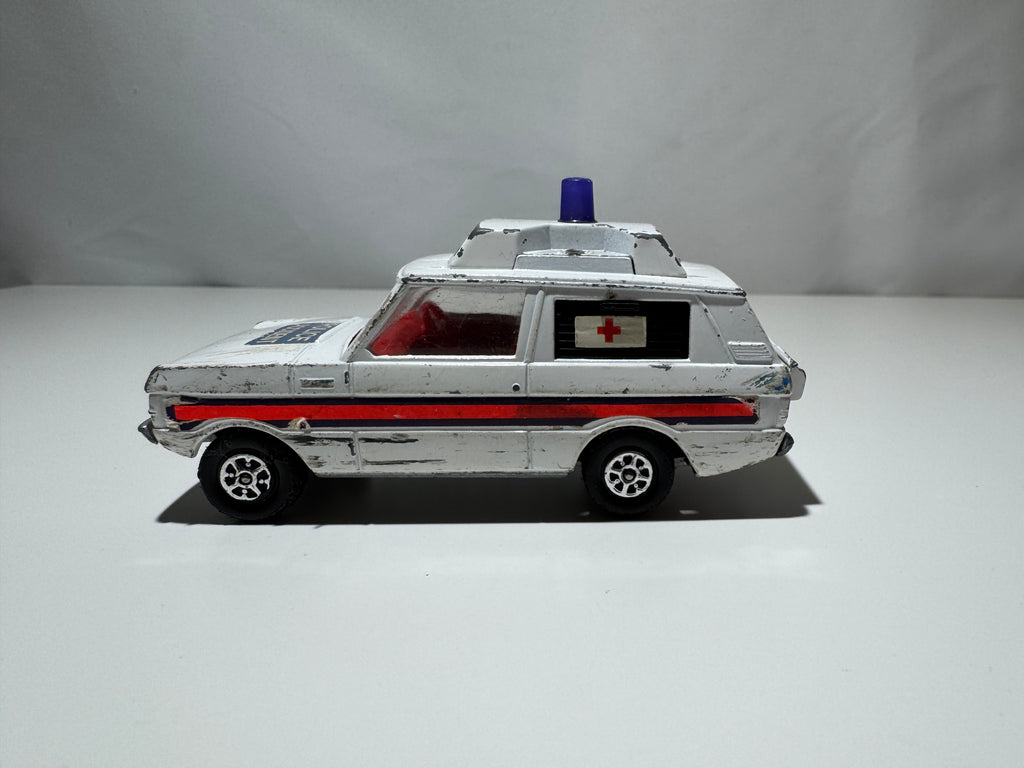 1:43-50 Corgi Toys Range Rover Vigilante Polizei Whizzwheels #468