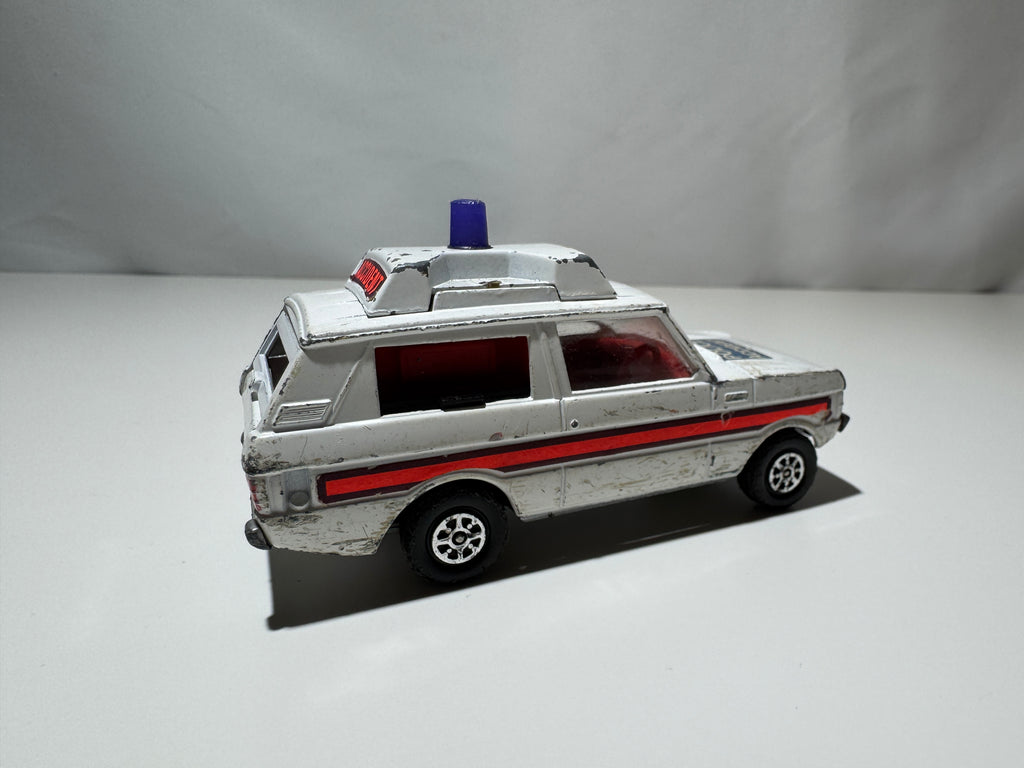 1:43-50 Corgi Toys Range Rover Vigilante Polizei Whizzwheels #468