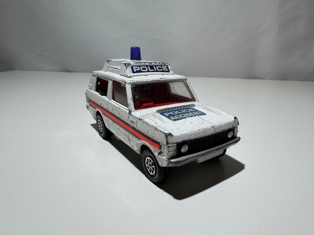 1:43-50 Corgi Toys Range Rover Vigilante Polizei Whizzwheels #468