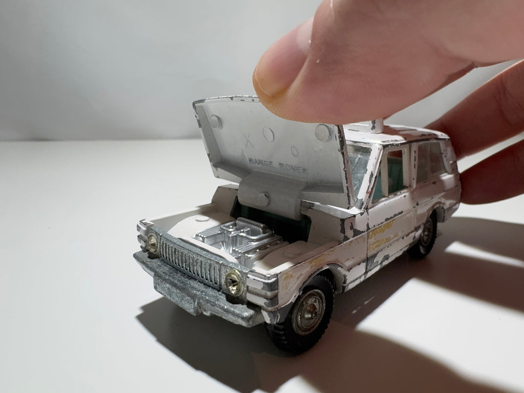 1:43-50 Dinky Toys Range Rover Police Polizei Weiß #472
