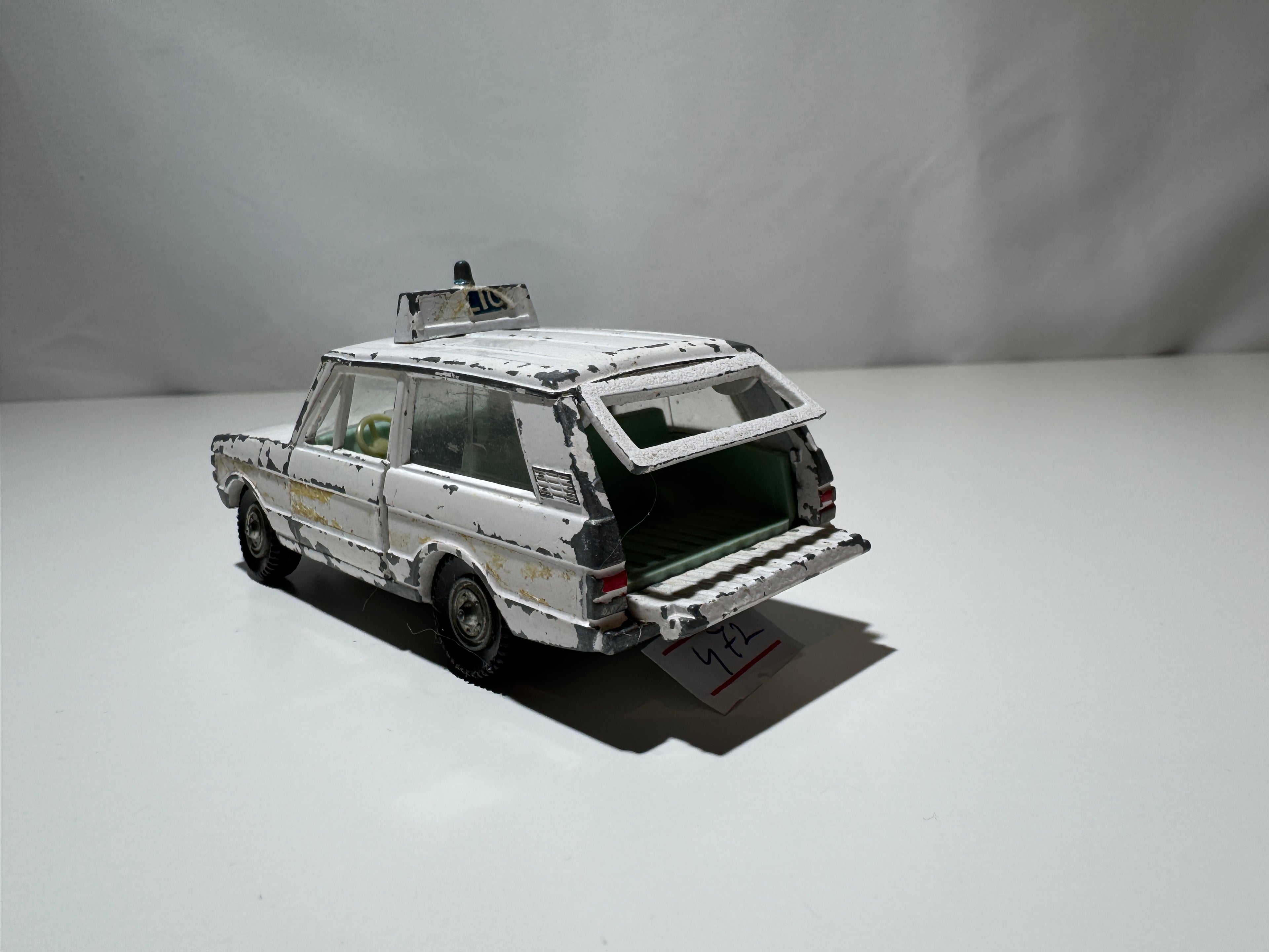 1:43-50 Dinky Toys Range Rover Police Polizei Weiß #472
