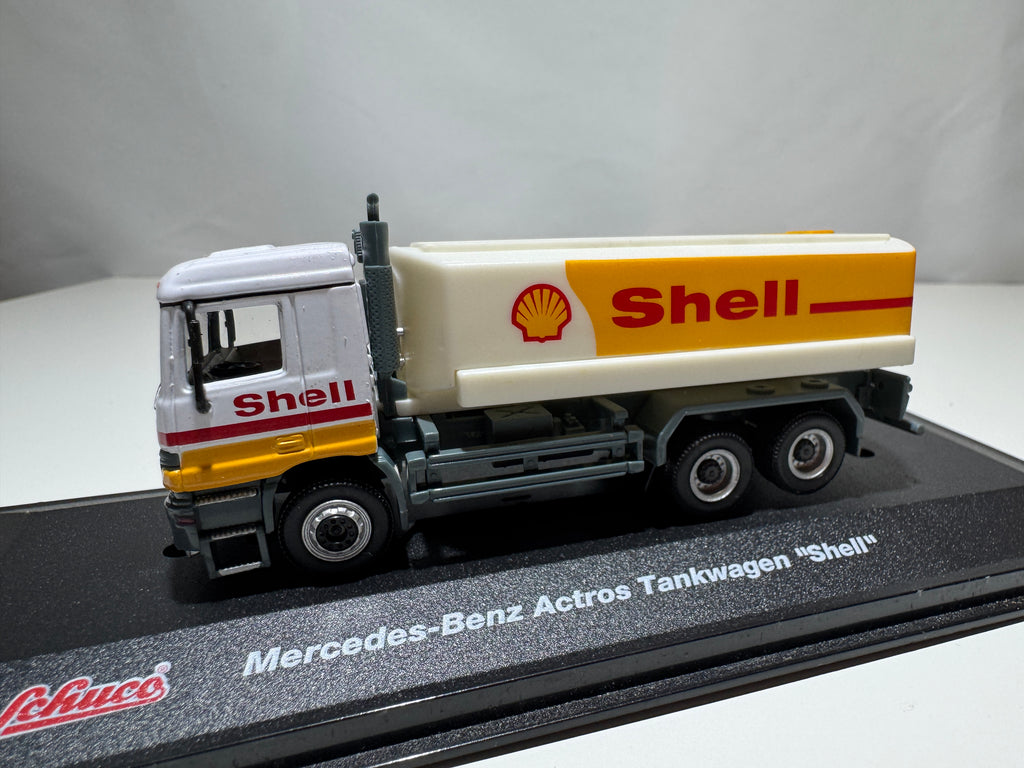 1:87 Schuco Mercedes-Benz Actros Tankwagen "Shell" OVP #477