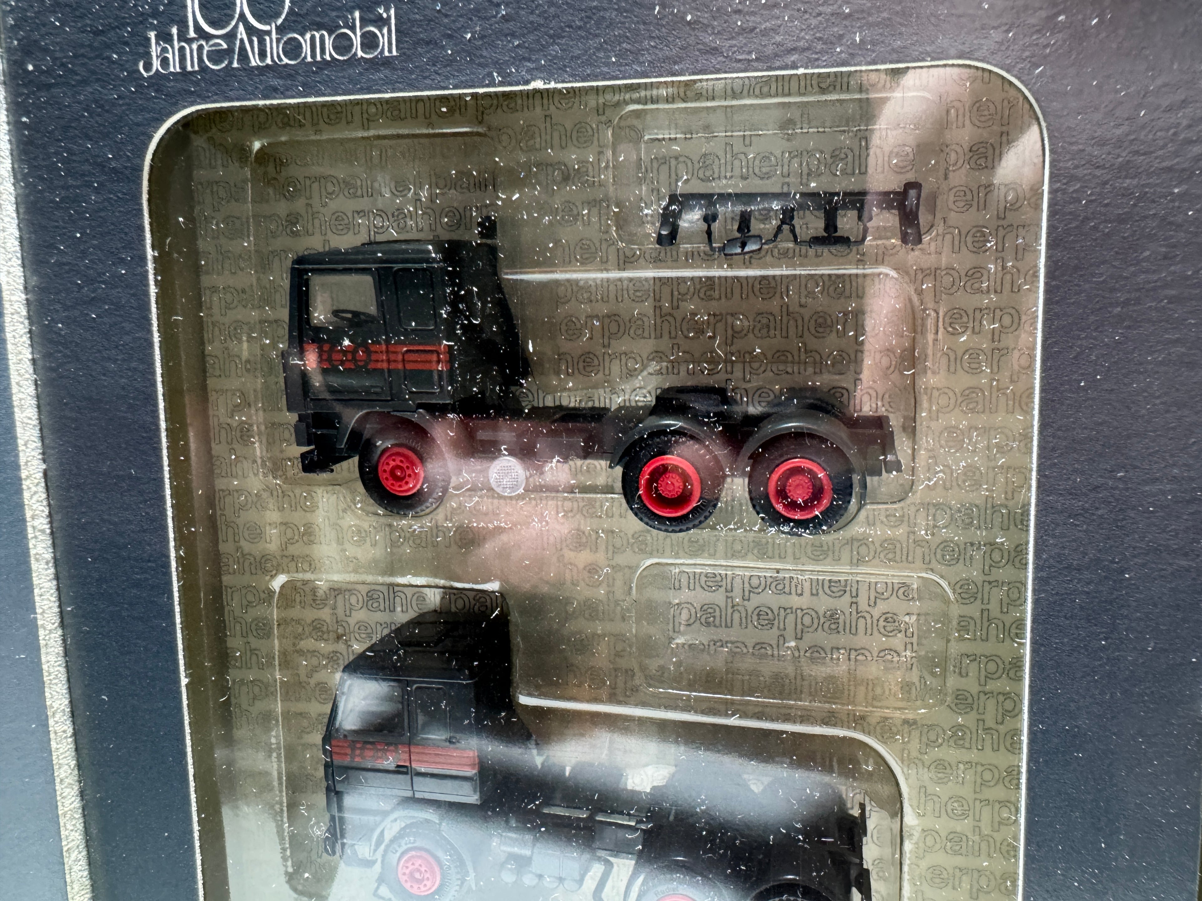 1:87 Herpa 100 Jahre Automobil 3 LKW Sammlung Volvo,Scania,DAF OVP #478