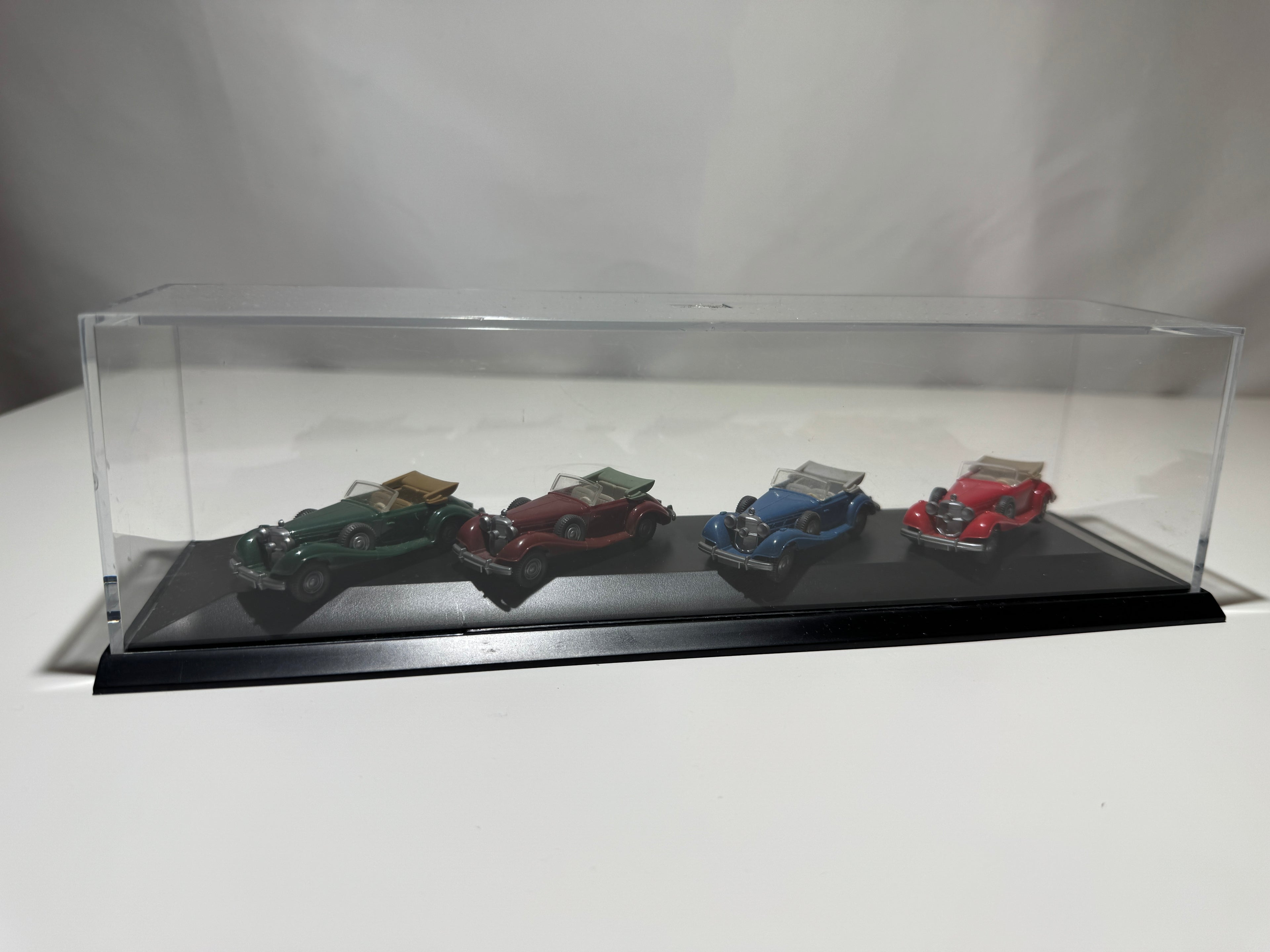 1:87 Wiking Mercedes-Benz 540K 4STK Sammlung mit Display #483