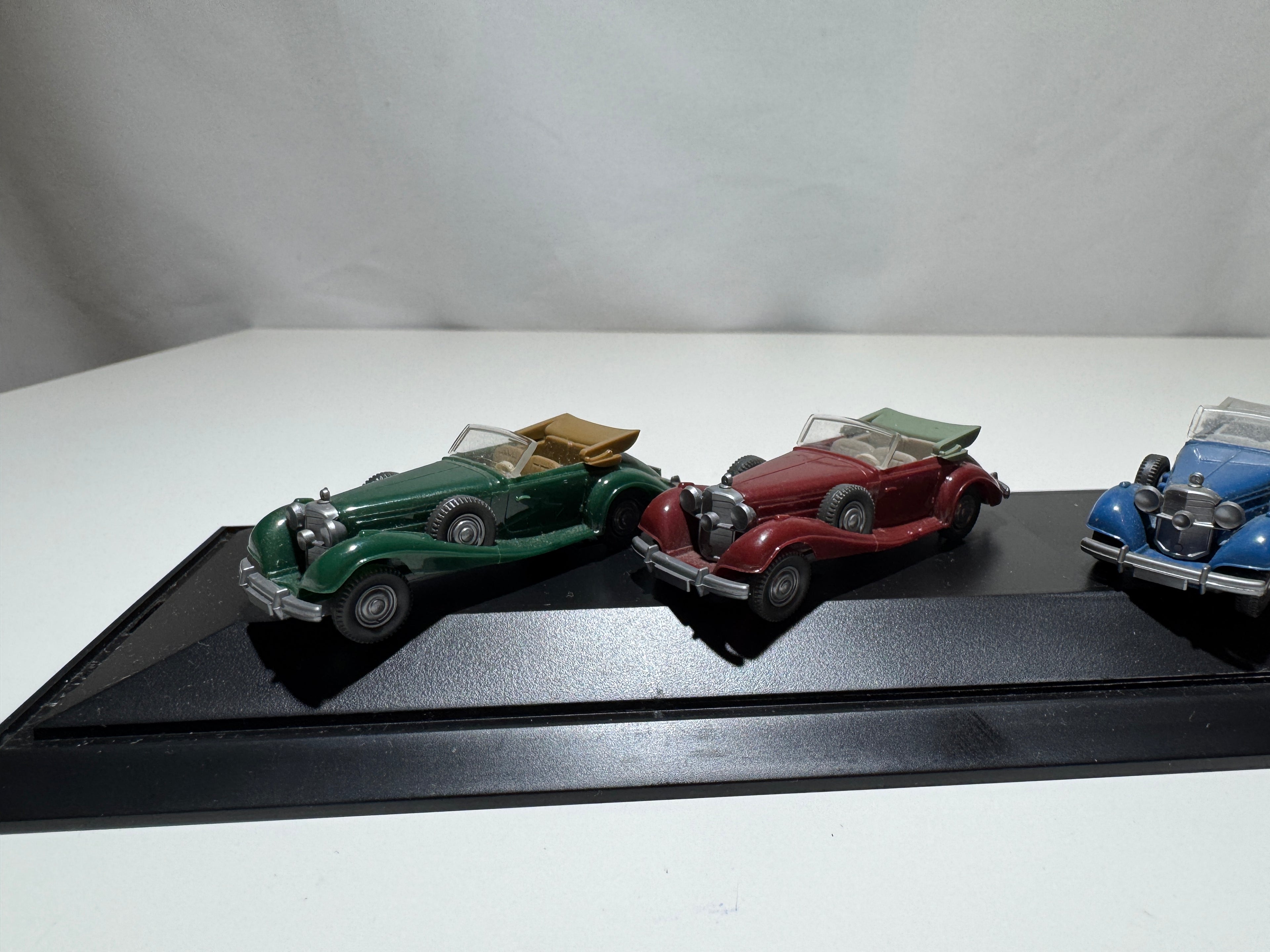 1:87 Wiking Mercedes-Benz 540K 4STK Sammlung mit Display #483