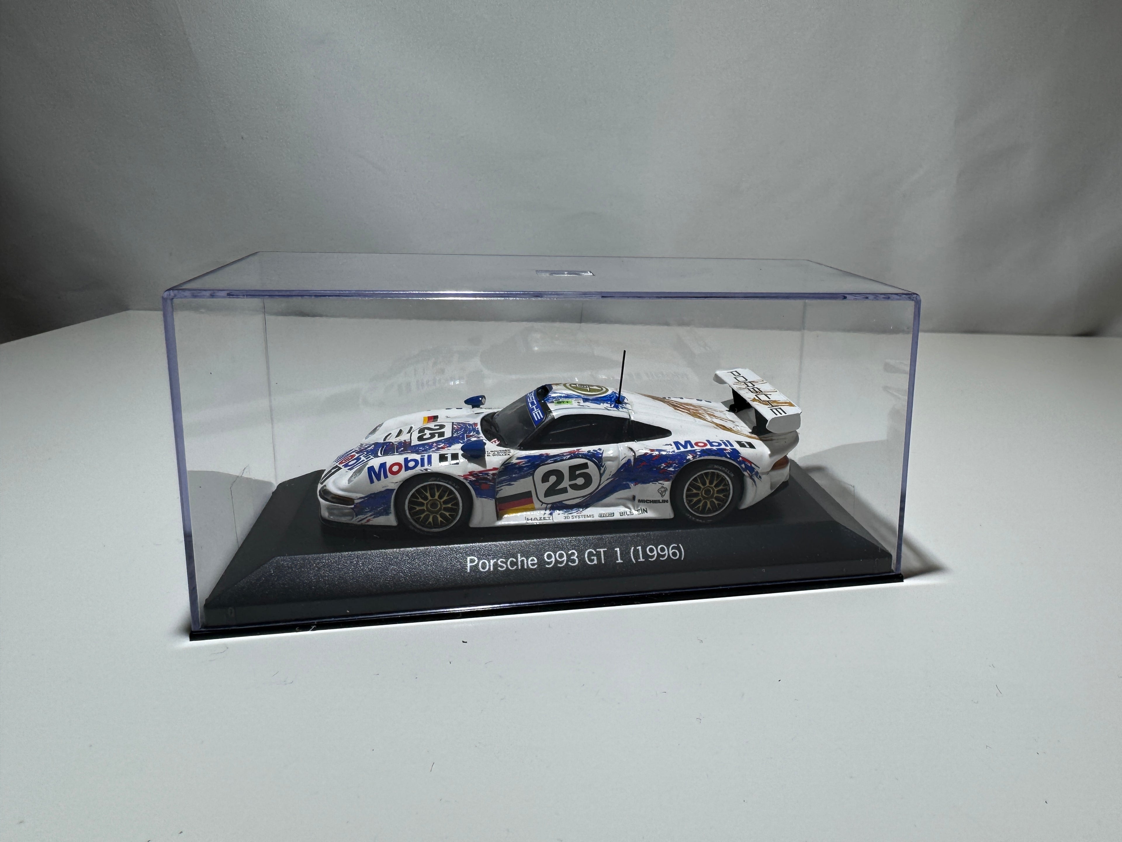 1:43 MiniChamps Porsche 993 GT1 1996 Weiß Neu OVP #492