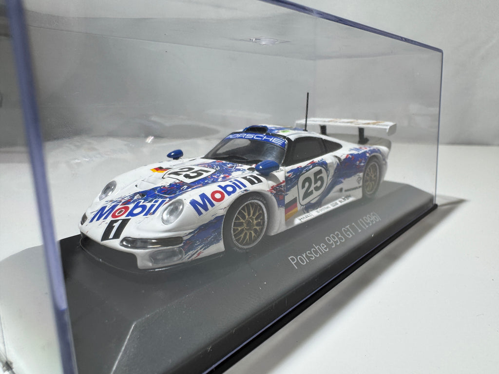 1:43 MiniChamps Porsche 993 GT1 1996 Weiß Neu OVP #492