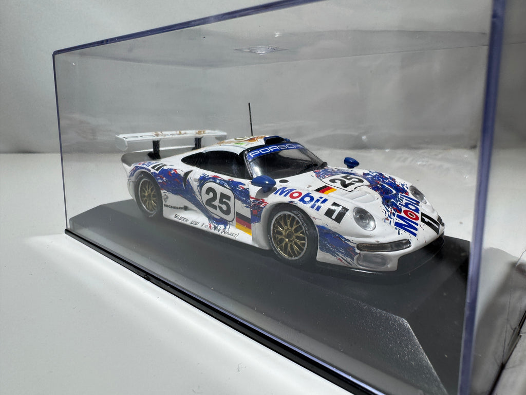 1:43 MiniChamps Porsche 993 GT1 1996 Weiß Neu OVP #492