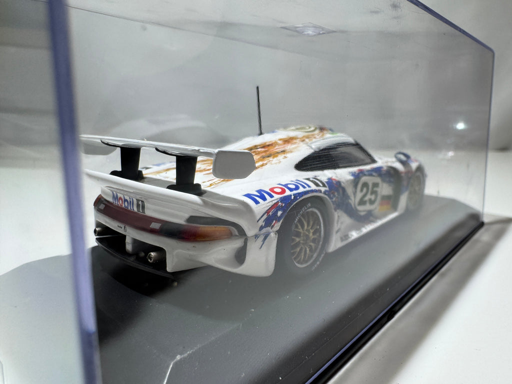 1:43 MiniChamps Porsche 993 GT1 1996 Weiß Neu OVP #492