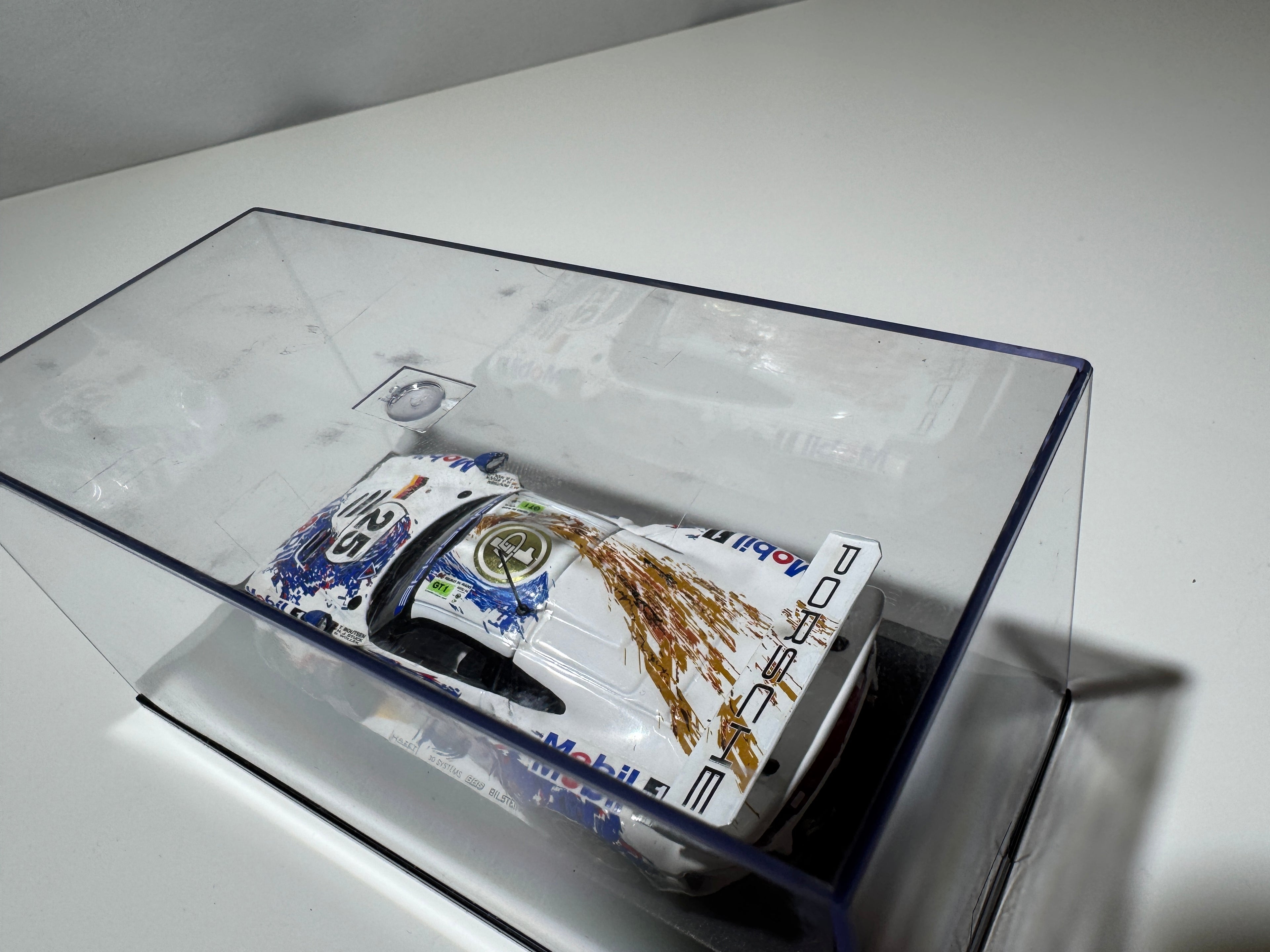 1:43 MiniChamps Porsche 993 GT1 1996 Weiß Neu OVP #492