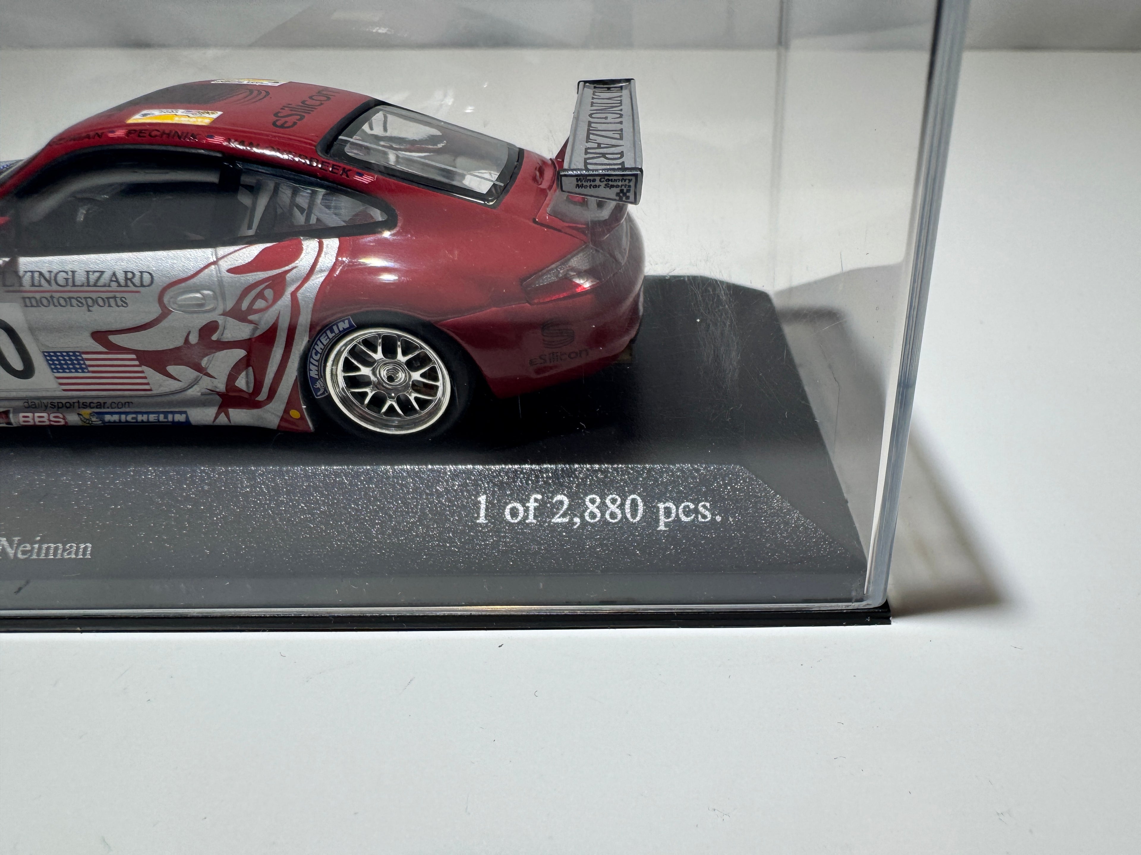 1:43 MiniChamps Porsche 911 GT3 RSR 24h Le Mans 2005 Neu OVP #493