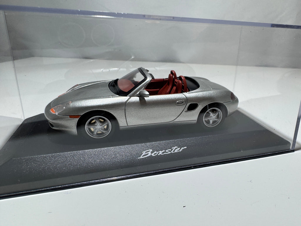 1:43 MiniChamps Porsche Boxter Silber Neu OVP #494