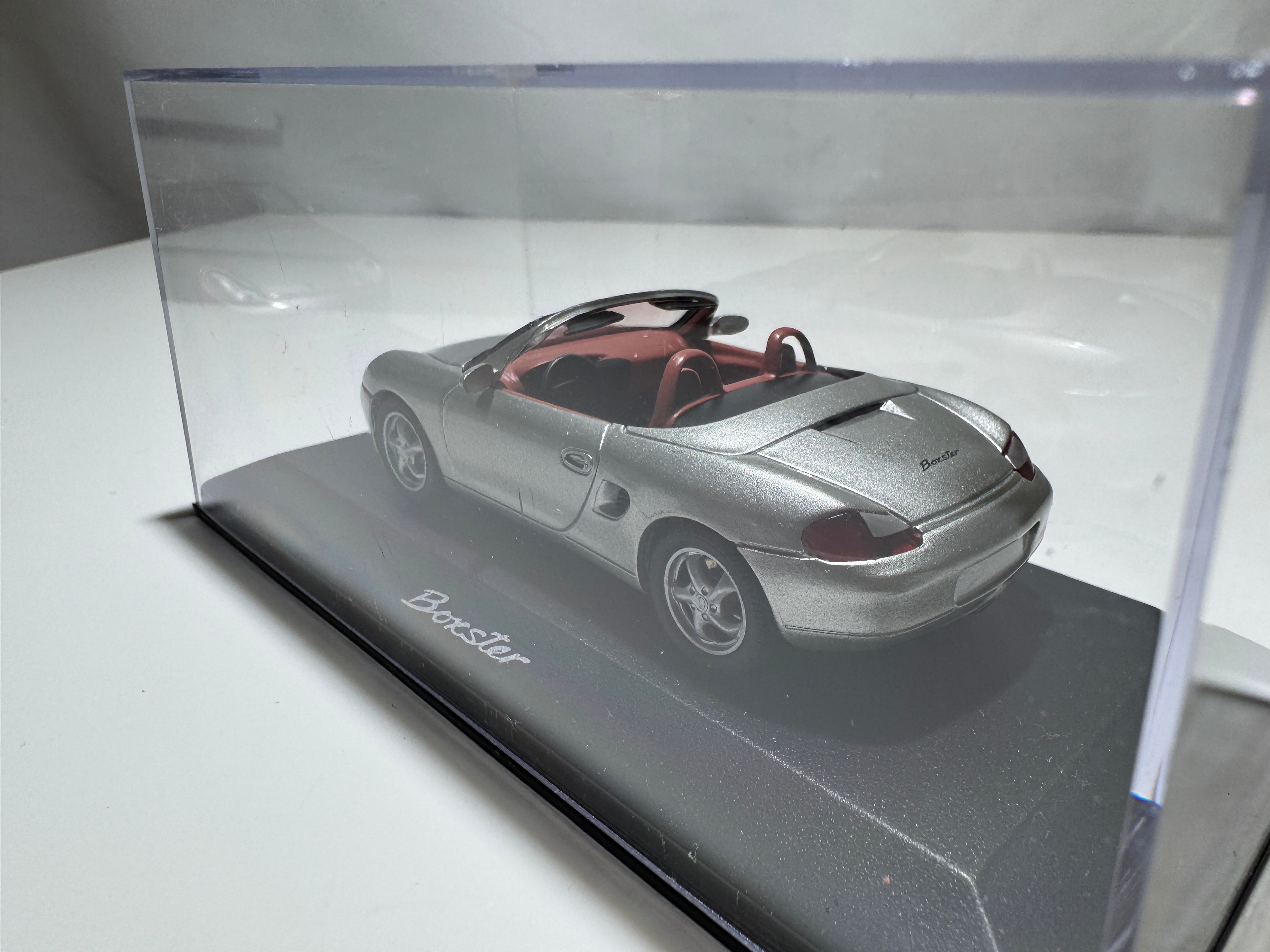 1:43 MiniChamps Porsche Boxter Silber Neu OVP #494