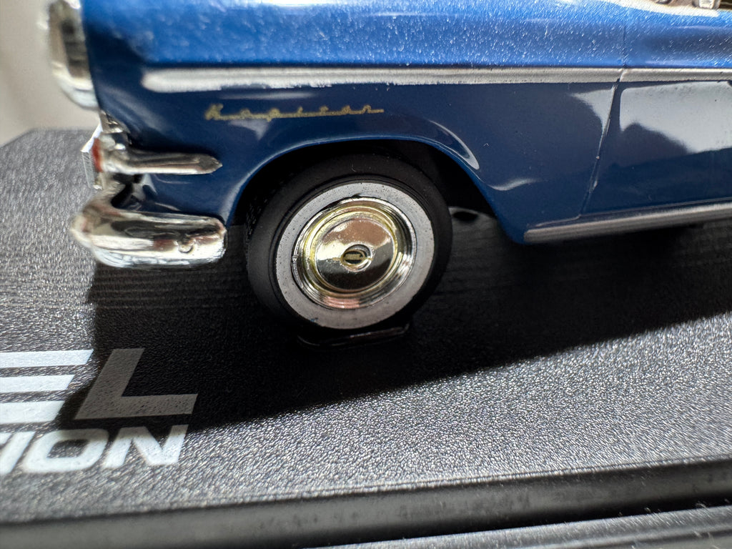 1:43 Atlas Opel Collection Opel Kapitän P1 Limousine 1958-59 Blau-Weiß OVP #499