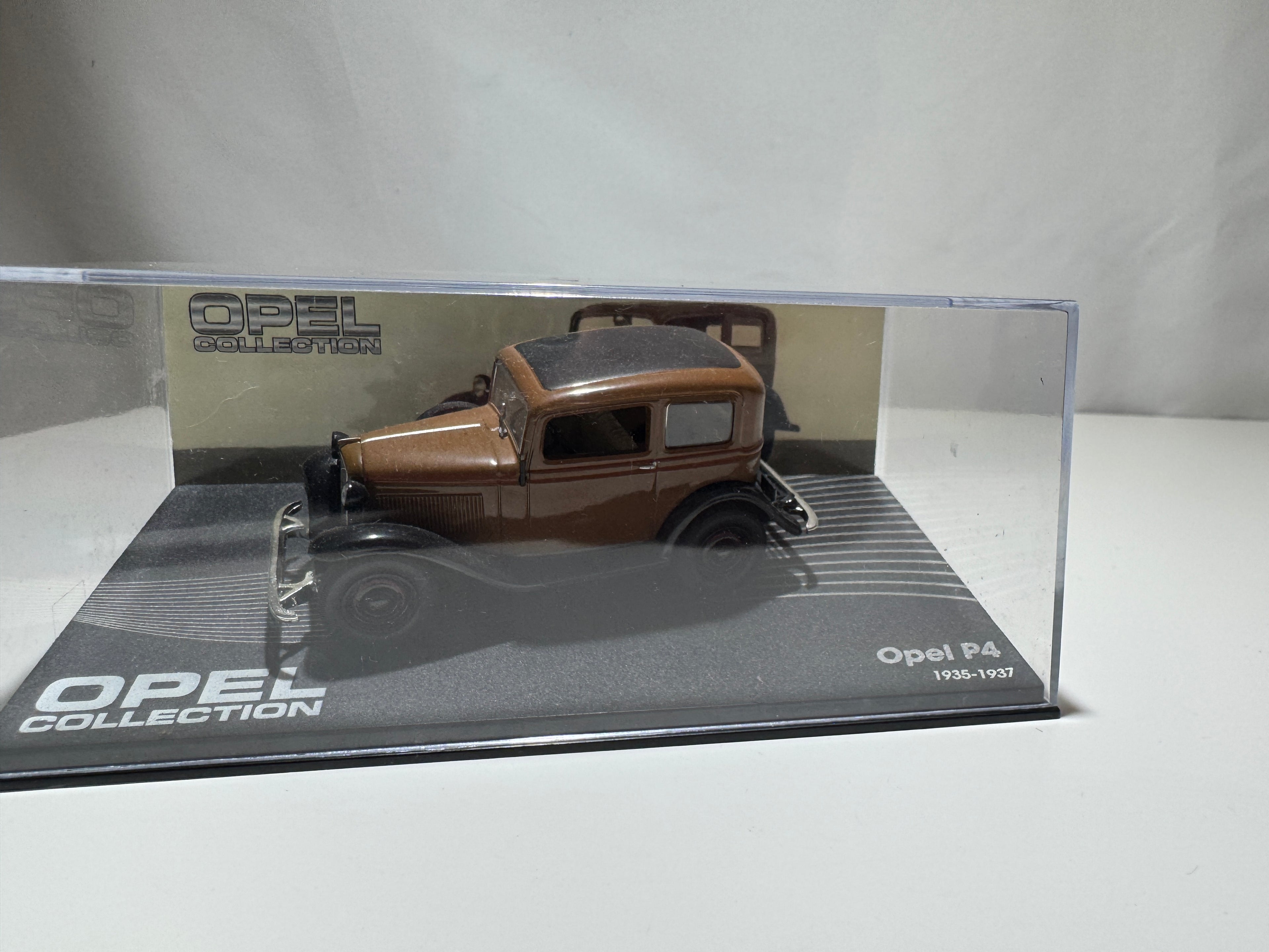 1:43 Atlas Opel Collection Opel P4 Braun OVP #506