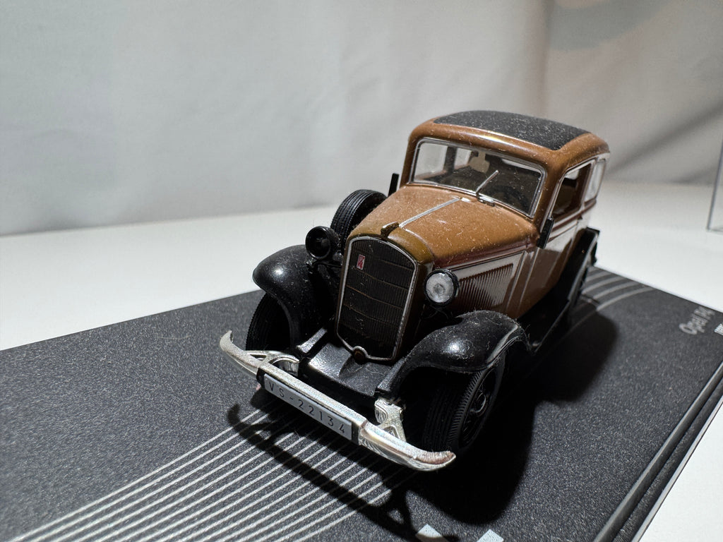 1:43 Atlas Opel Collection Opel P4 Braun OVP #506
