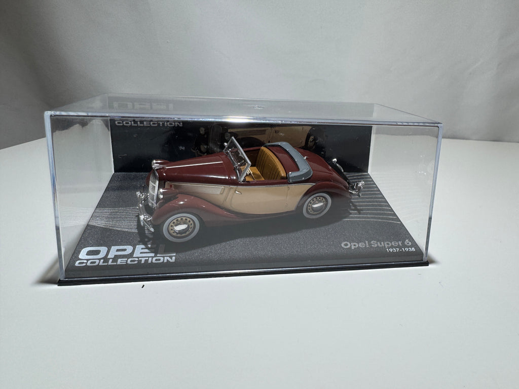 1:43 Atlas Opel Collection Opel Super 6 1937-38 Braun OVP #511