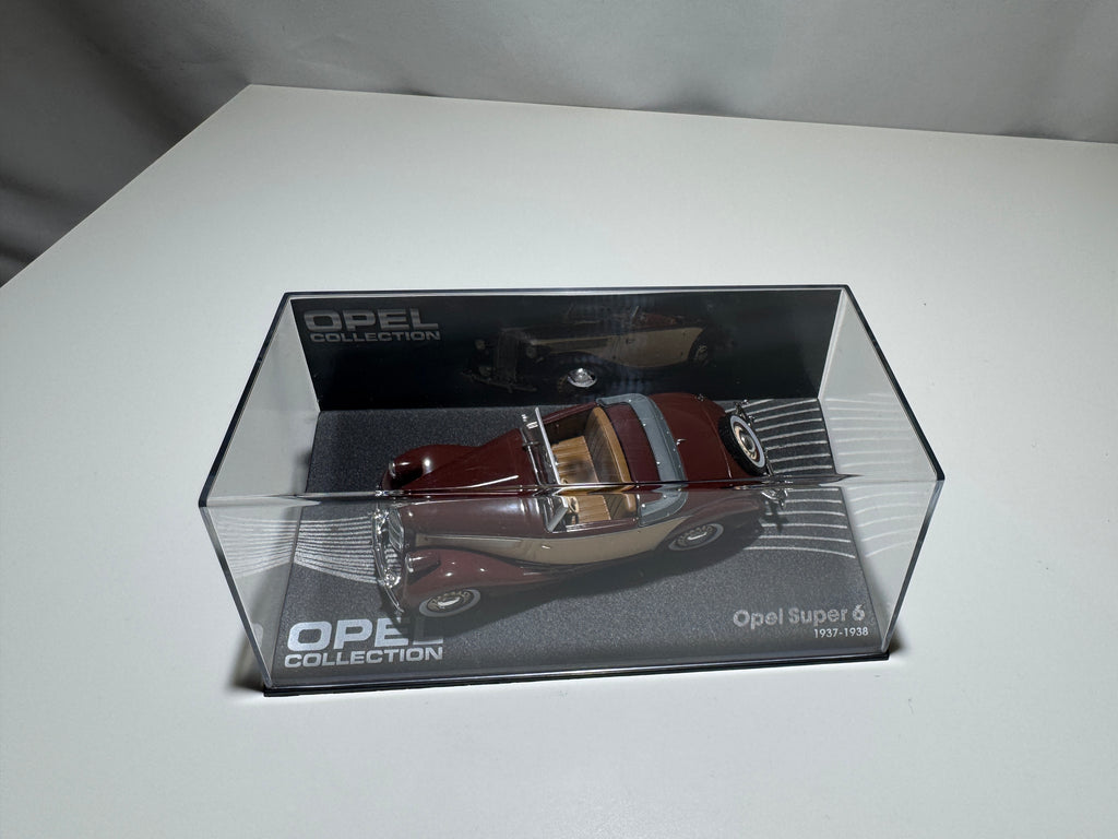 1:43 Atlas Opel Collection Opel Super 6 1937-38 Braun OVP #511