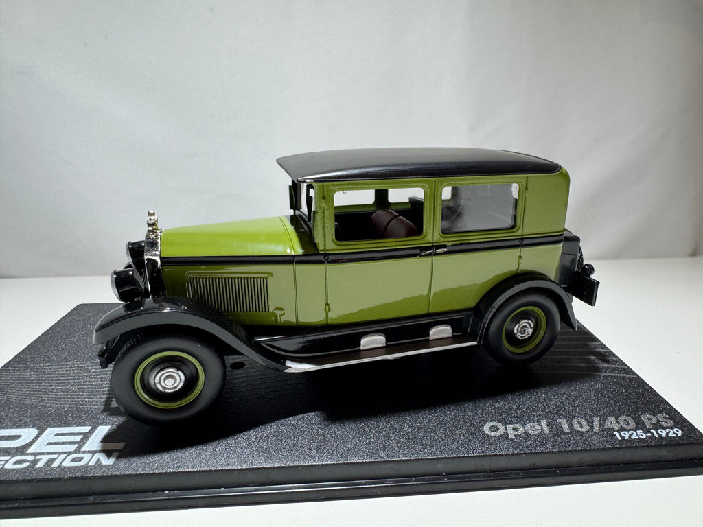 1:43 Atlas Opel Collection Opel 10/40 PS 1925-29 Grün OVP #512
