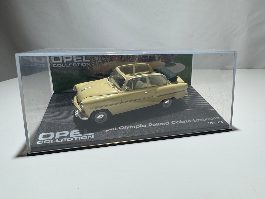 1:43 Atlas Opel Collection Opel Olympia Rekord Cabrio-Limousine 1954-56 OVP #514