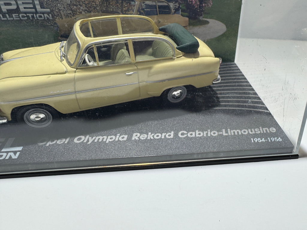 1:43 Atlas Opel Collection Opel Olympia Rekord Cabrio-Limousine 1954-56 OVP #514