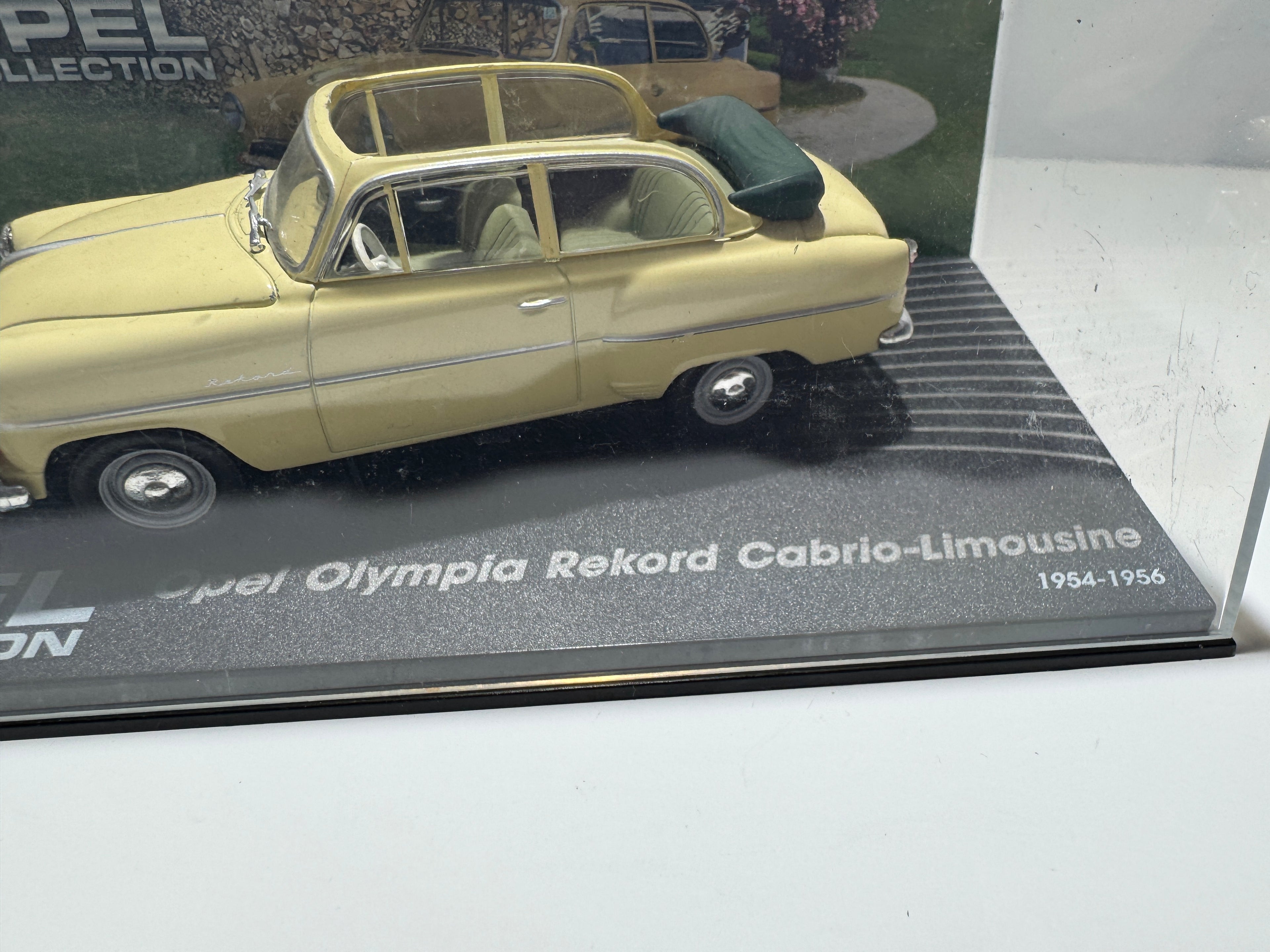 1:43 Atlas Opel Collection Opel Olympia Rekord Cabrio-Limousine 1954-56 OVP #514