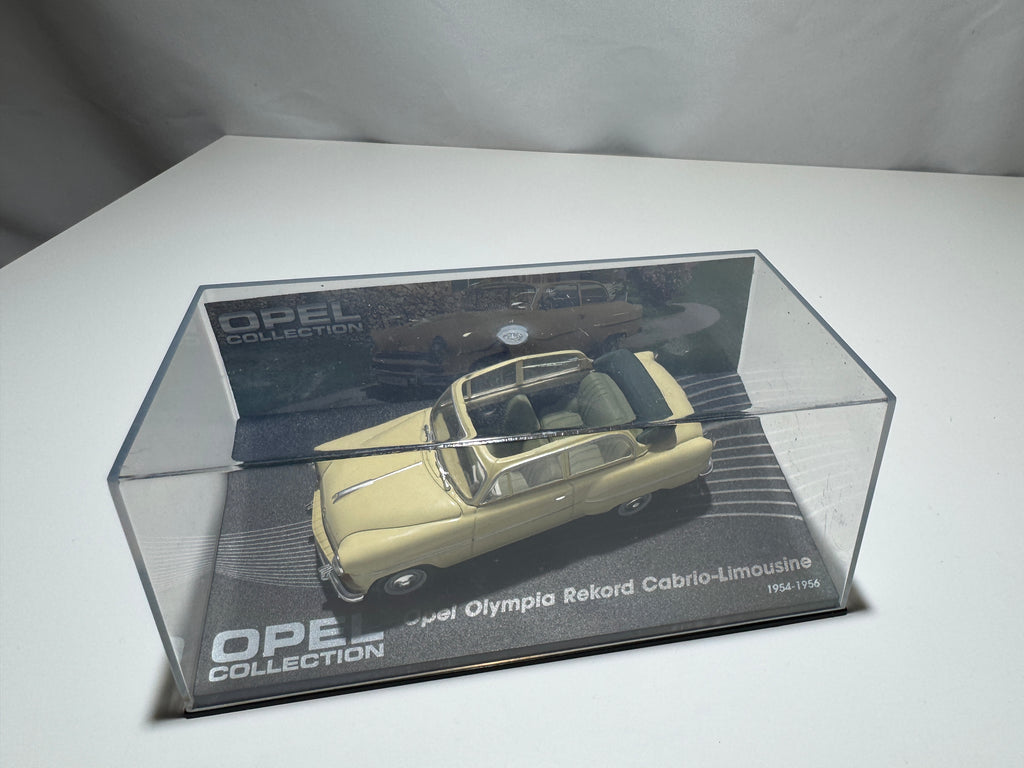 1:43 Atlas Opel Collection Opel Olympia Rekord Cabrio-Limousine 1954-56 OVP #514