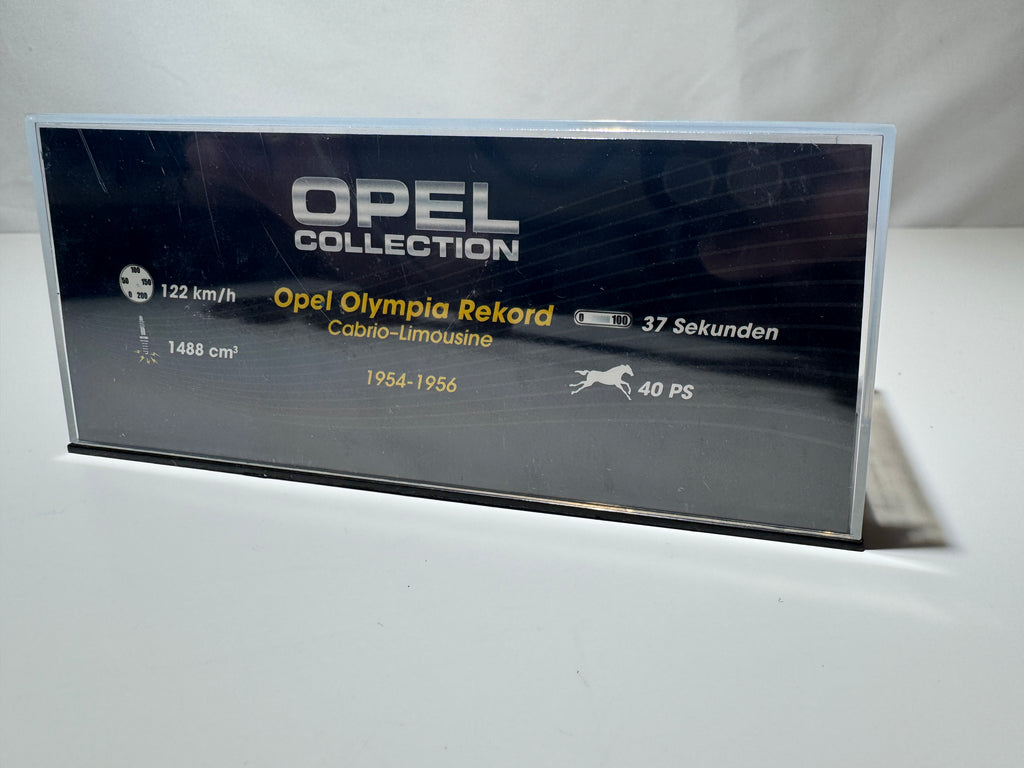 1:43 Atlas Opel Collection Opel Olympia Rekord Cabrio-Limousine 1954-56 OVP #514