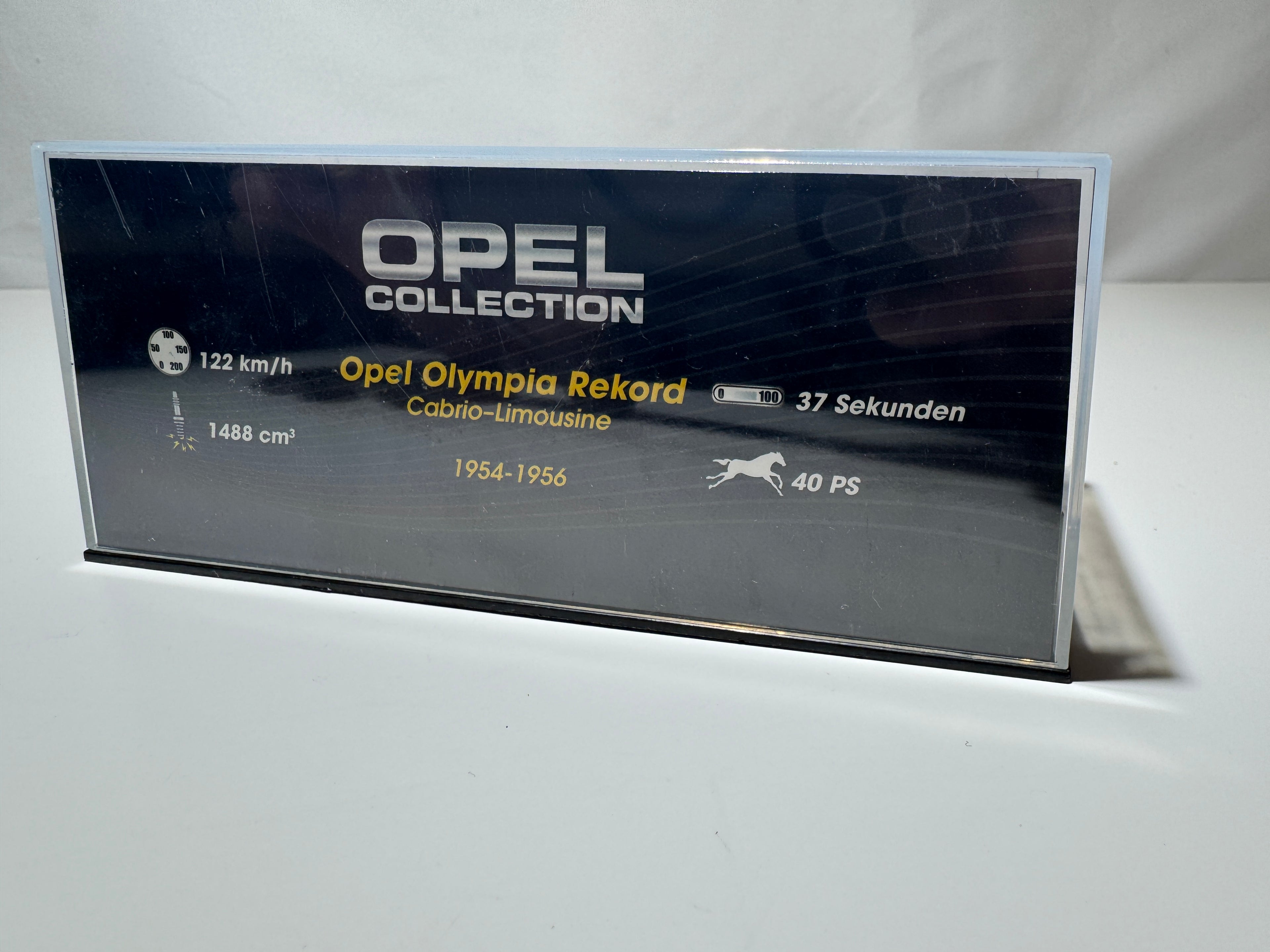 1:43 Atlas Opel Collection Opel Olympia Rekord Cabrio-Limousine 1954-56 OVP #514