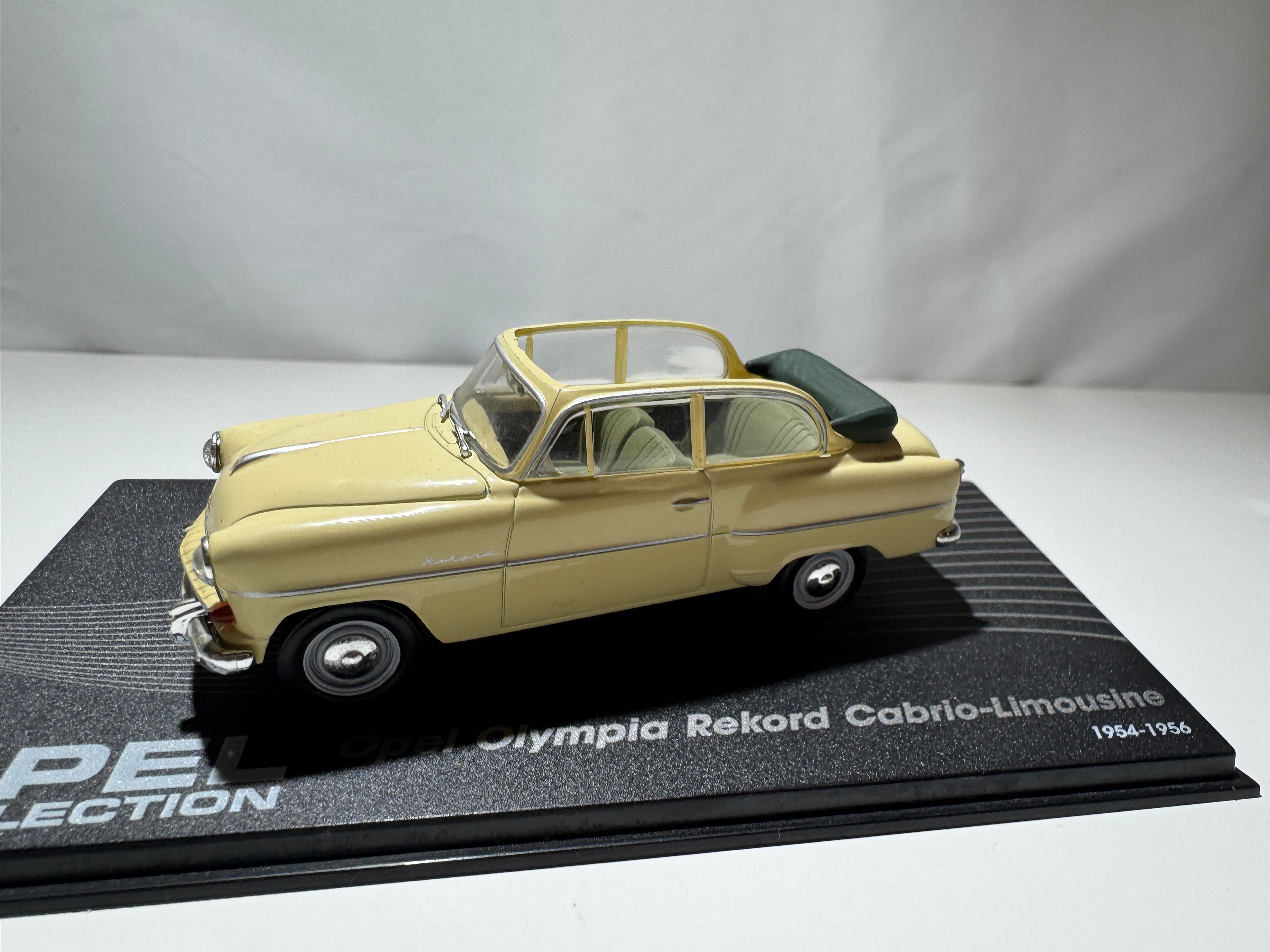 1:43 Atlas Opel Collection Opel Olympia Rekord Cabrio-Limousine 1954-56 OVP #514