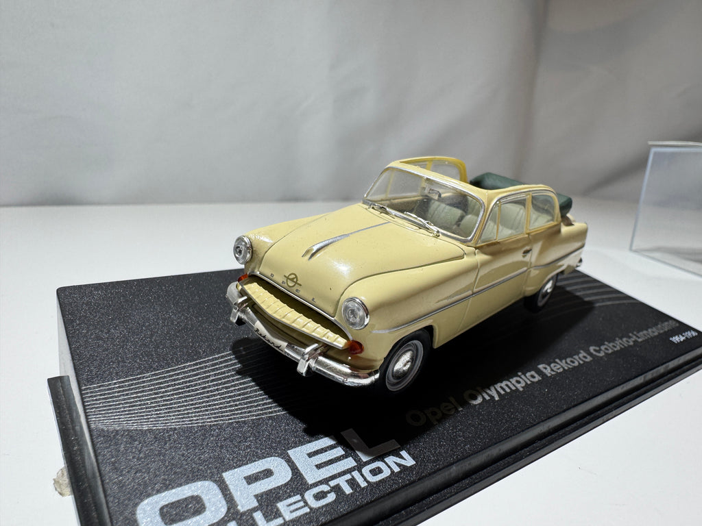 1:43 Atlas Opel Collection Opel Olympia Rekord Cabrio-Limousine 1954-56 OVP #514