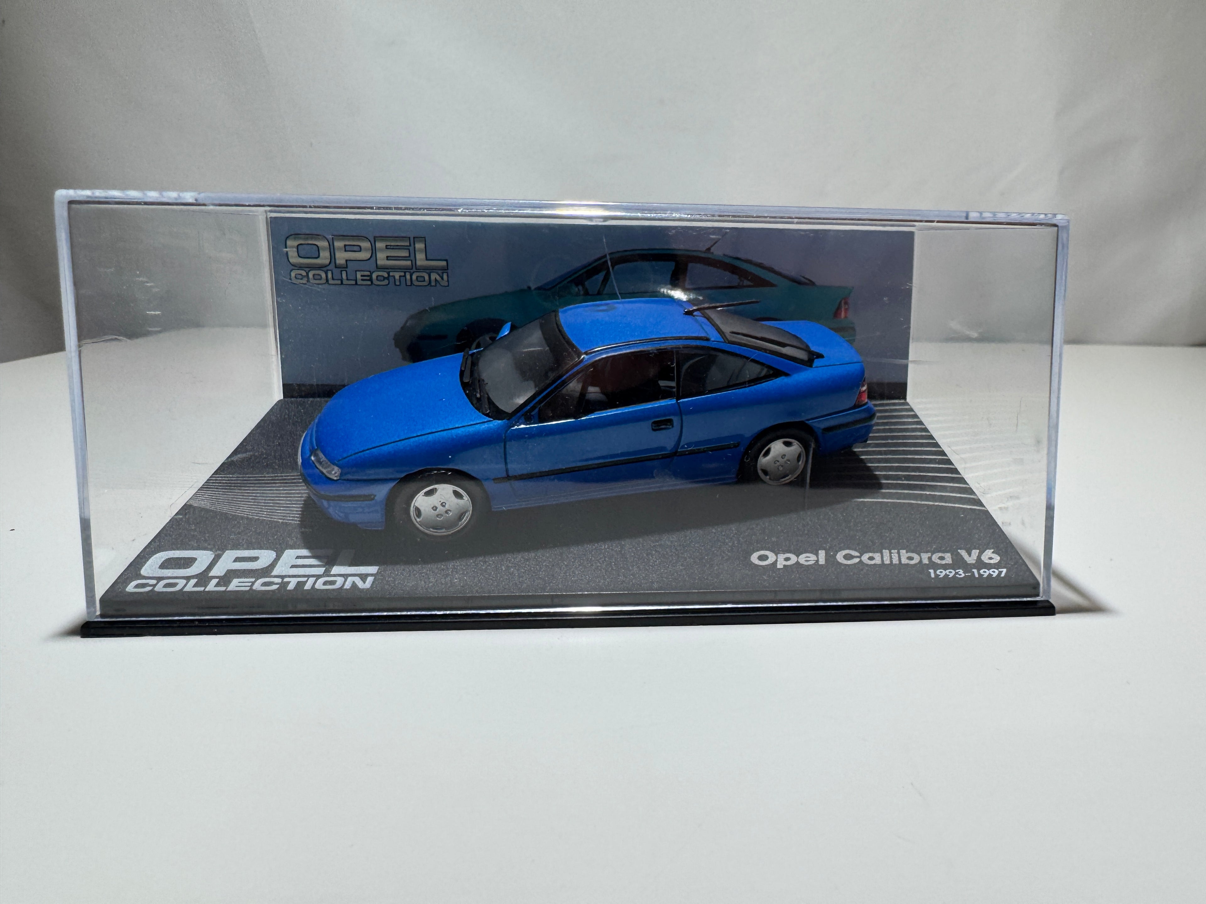 1:43 Atlas Opel Collection Opel Calibra V6 Blau OVP #519