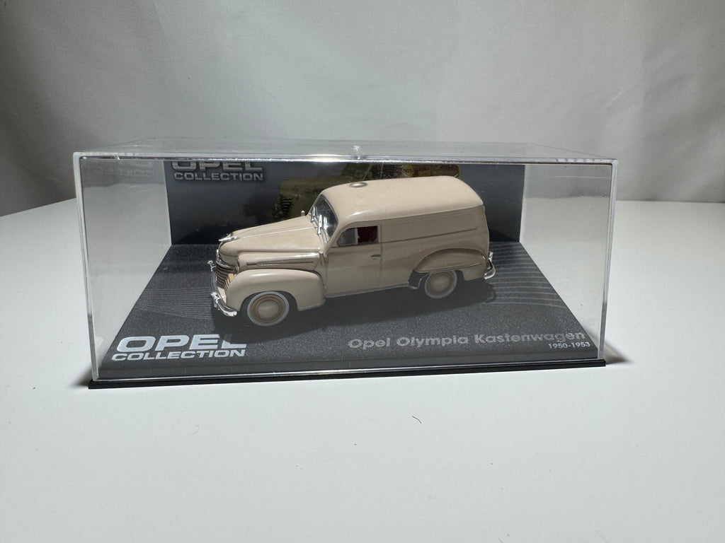 1:43 Atlas Opel Collection Opel Olympia Kastenwagen 1950-53 Braun OVP #525