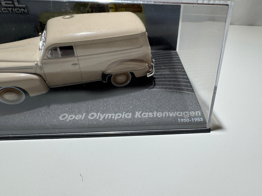 1:43 Atlas Opel Collection Opel Olympia Kastenwagen 1950-53 Braun OVP #525