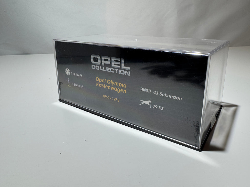 1:43 Atlas Opel Collection Opel Olympia Kastenwagen 1950-53 Braun OVP #525